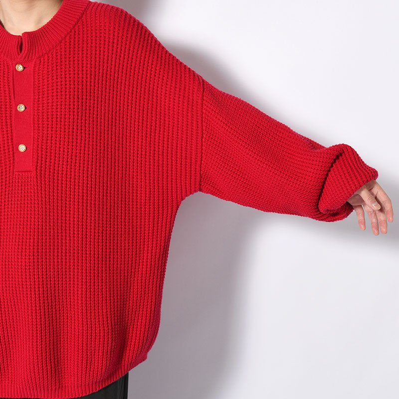HENRY NECK SWEATER -2.COLOR-