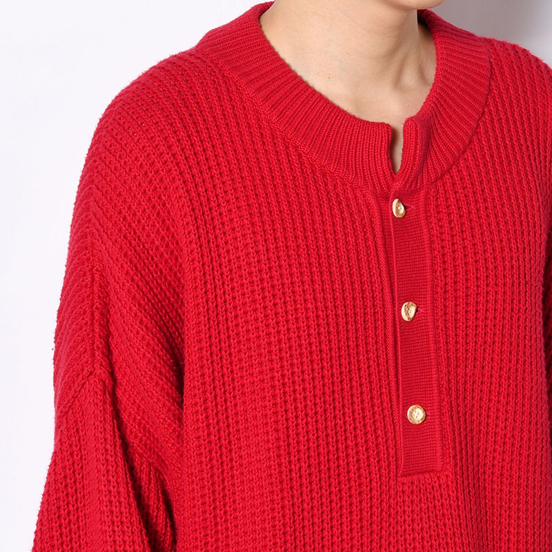 HENRY NECK SWEATER -2.COLOR-