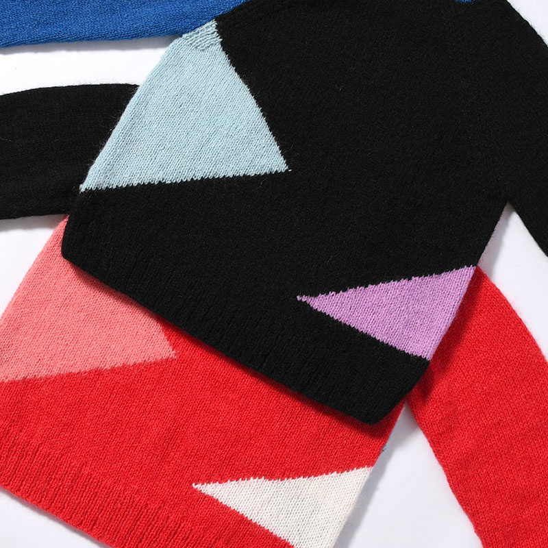 MULTICOLOR MOHAIR SWEATER -2.COLOR-