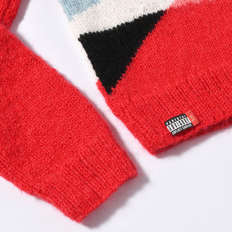 MULTICOLOR MOHAIR SWEATER -2.COLOR-