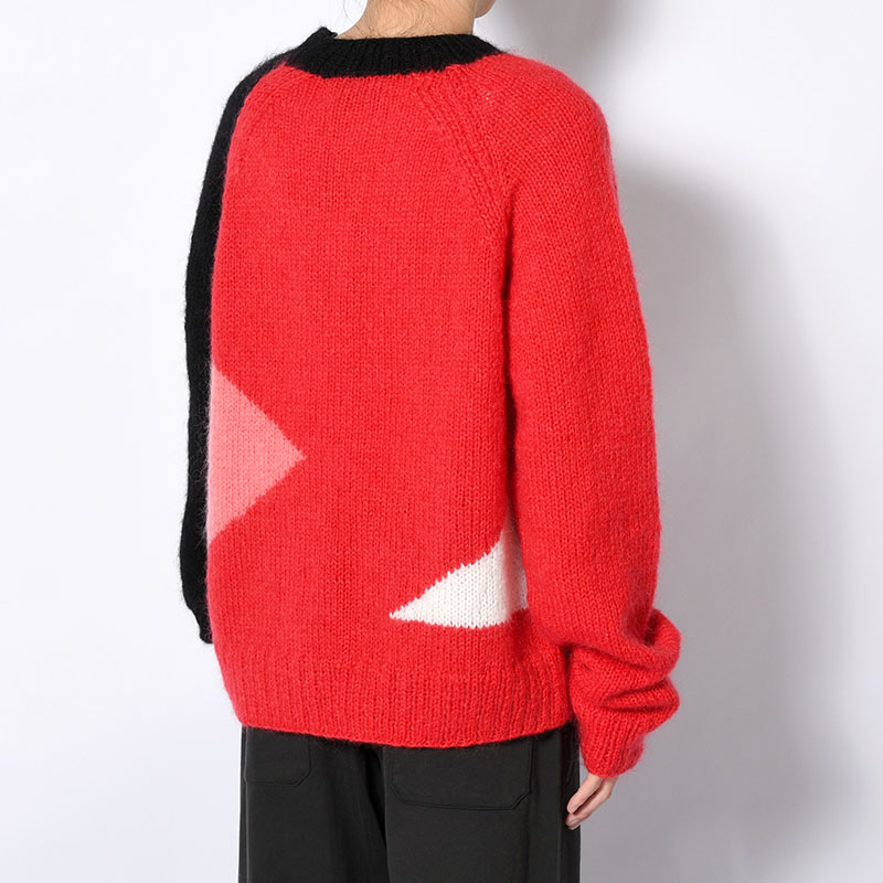 MULTICOLOR MOHAIR SWEATER -2.COLOR-