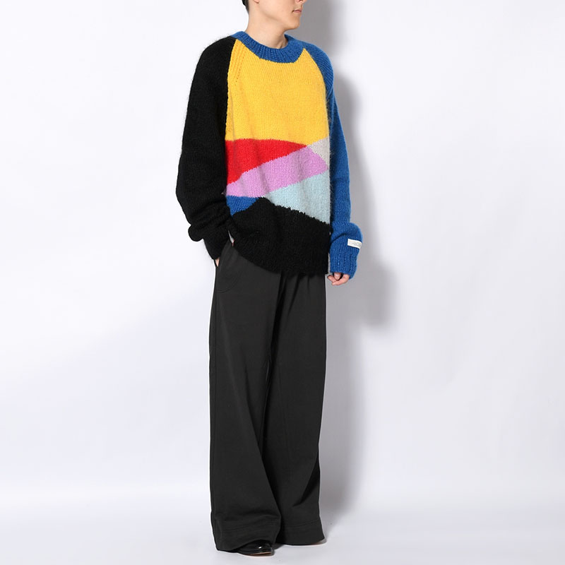 MULTICOLOR MOHAIR SWEATER -2.COLOR-