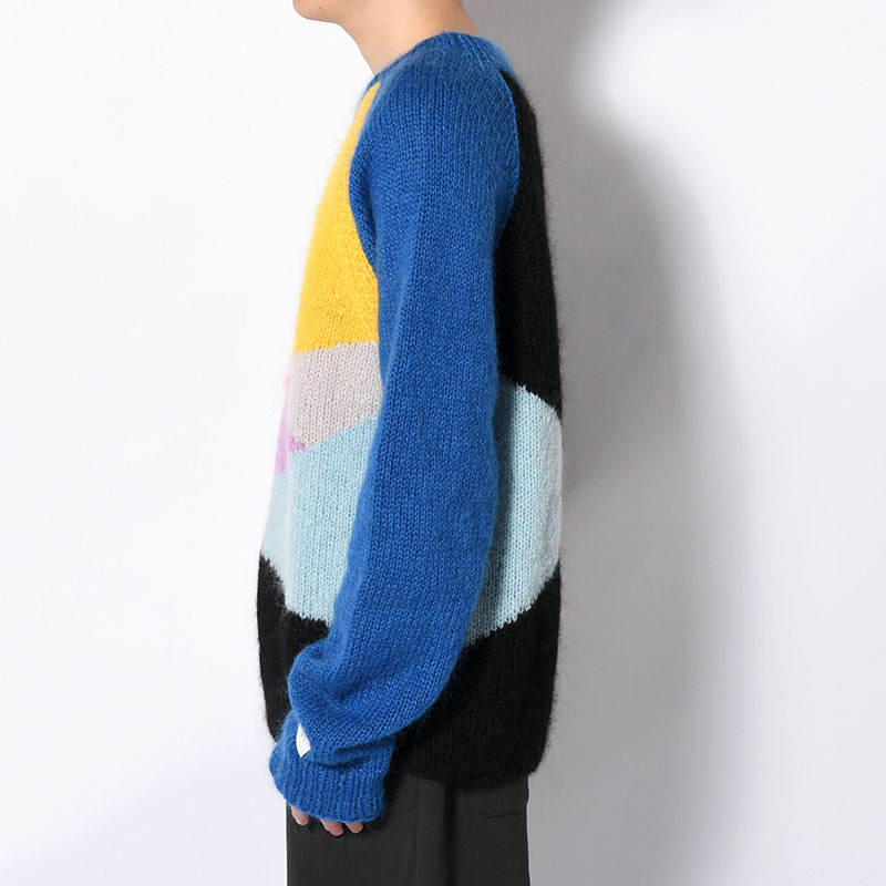 MULTICOLOR MOHAIR SWEATER -2.COLOR-