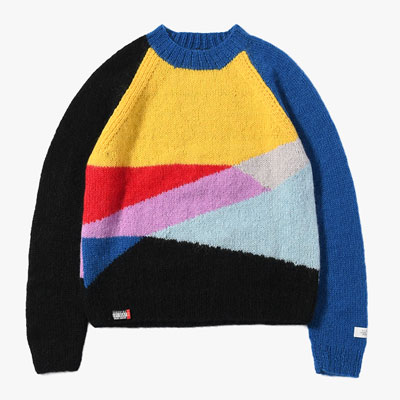 MULTICOLOR MOHAIR SWEATER -2.COLOR-