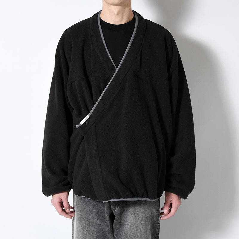 y-COLLAR FLEECE JACKET -4.COLOR-