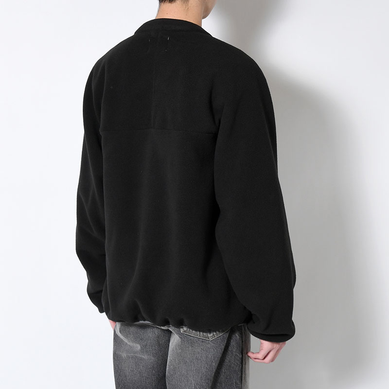 y-COLLAR FLEECE JACKET -4.COLOR-