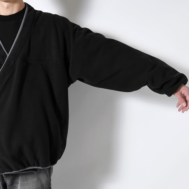 y-COLLAR FLEECE JACKET -4.COLOR-