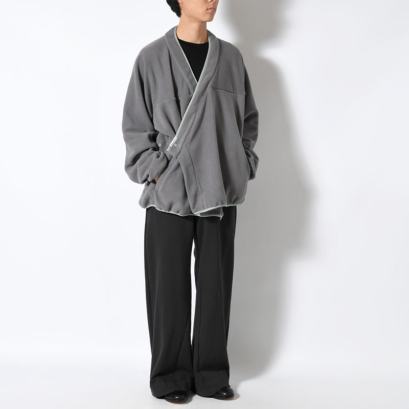 y-COLLAR FLEECE JACKET -4.COLOR-
