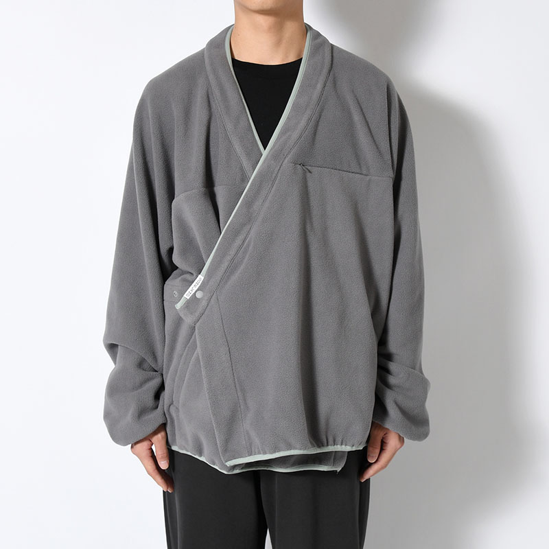 y-COLLAR FLEECE JACKET -4.COLOR-