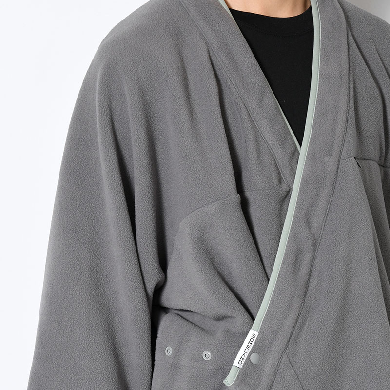 y-COLLAR FLEECE JACKET -4.COLOR-