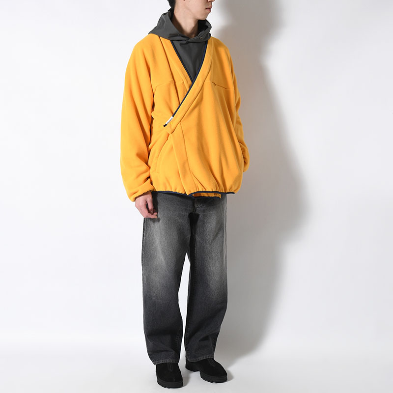 y-COLLAR FLEECE JACKET -4.COLOR-