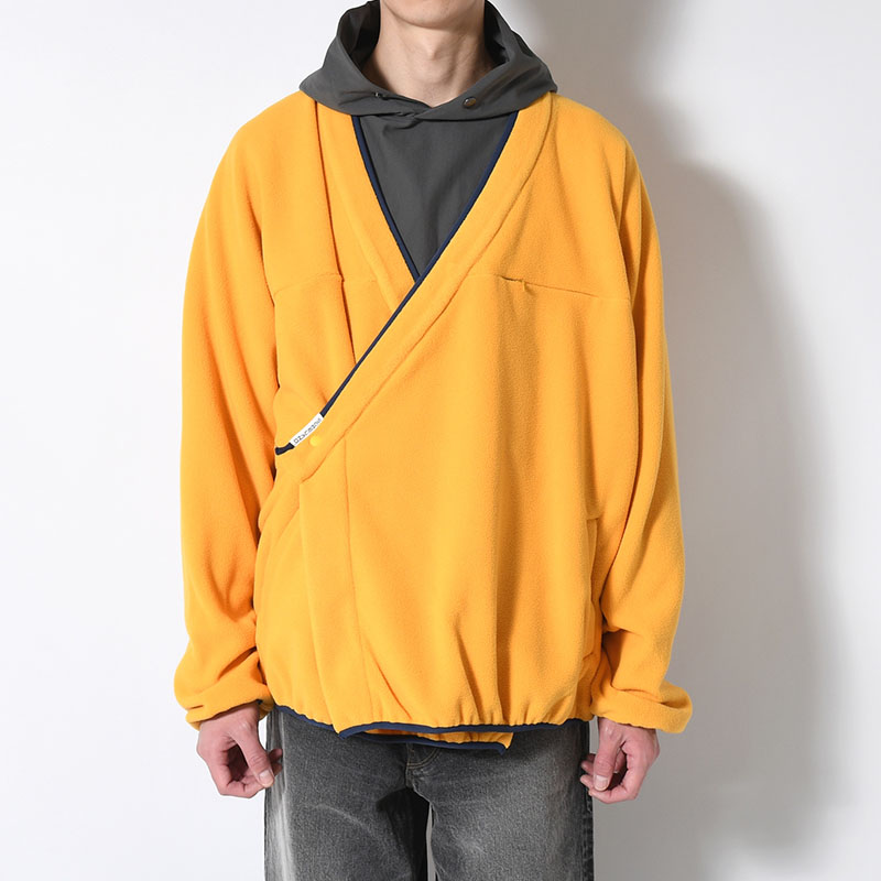 y-COLLAR FLEECE JACKET -4.COLOR-