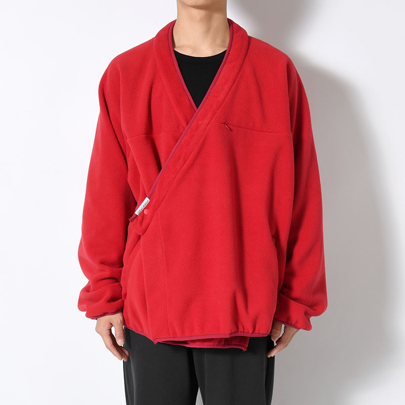 y-COLLAR FLEECE JACKET -4.COLOR-