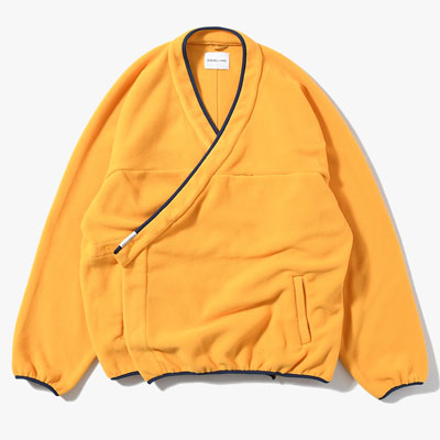 y-COLLAR FLEECE JACKET -4.COLOR-