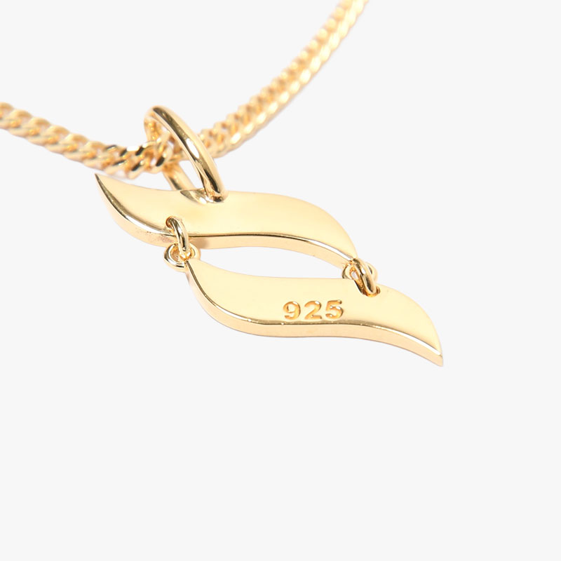 S LOGO NECKLACE -GOLD-