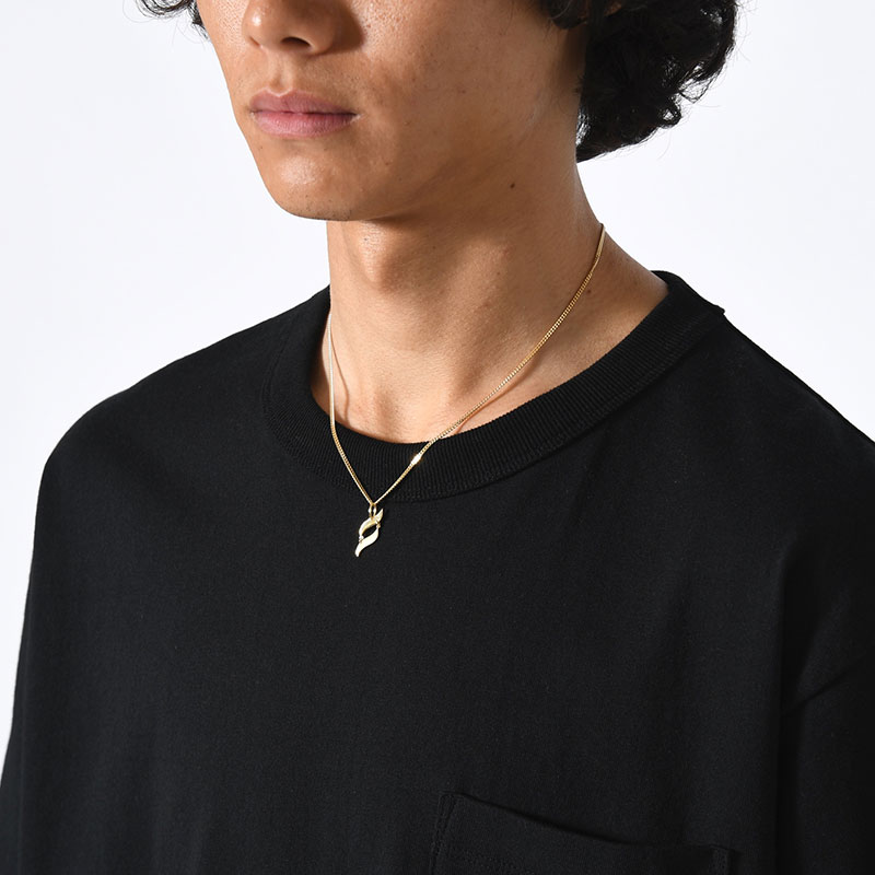 S LOGO NECKLACE -GOLD-