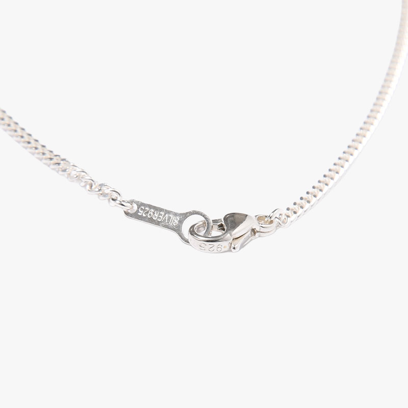 S LOGO NECKLACE -SILVER-