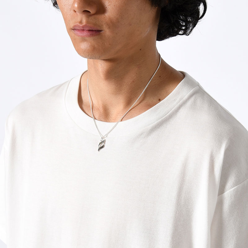 S LOGO NECKLACE -SILVER-