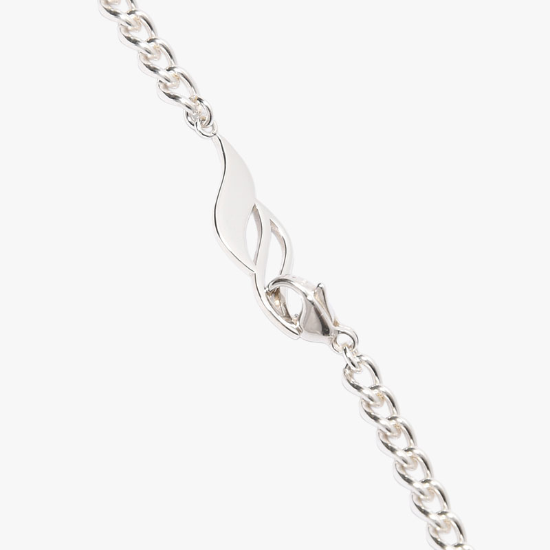 S CHAIN NECKLACE 45cm -SILVER-