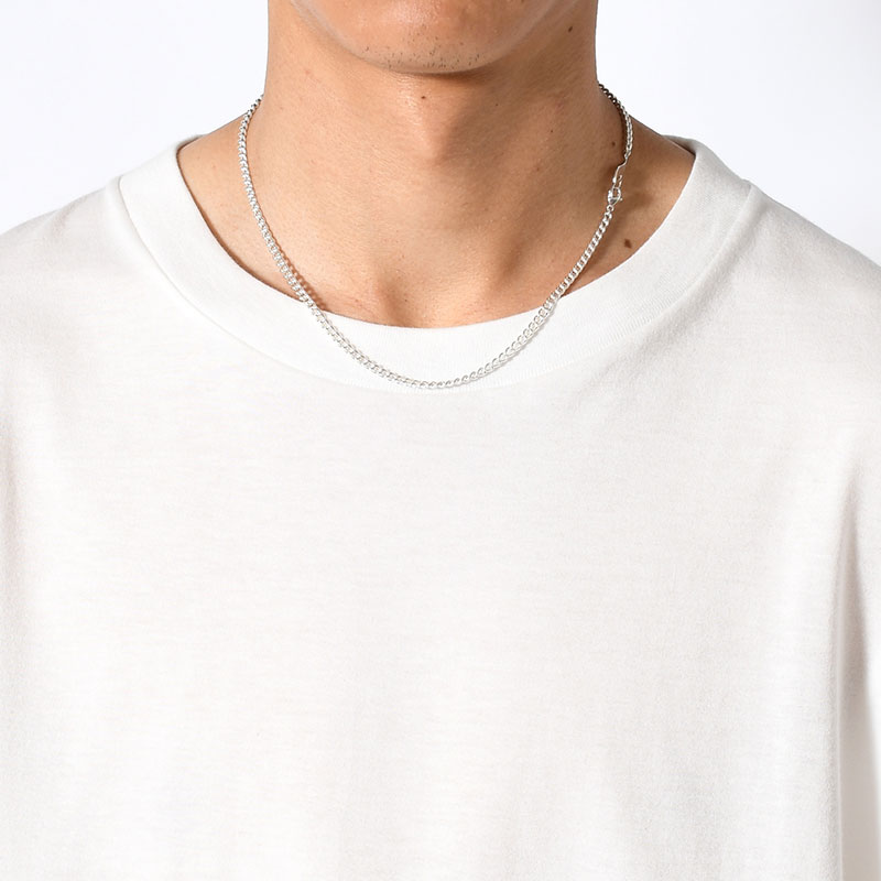 S CHAIN NECKLACE 45cm -SILVER-