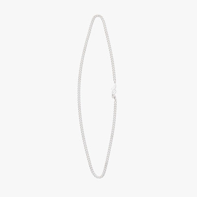 S CHAIN NECKLACE 45cm -SILVER-