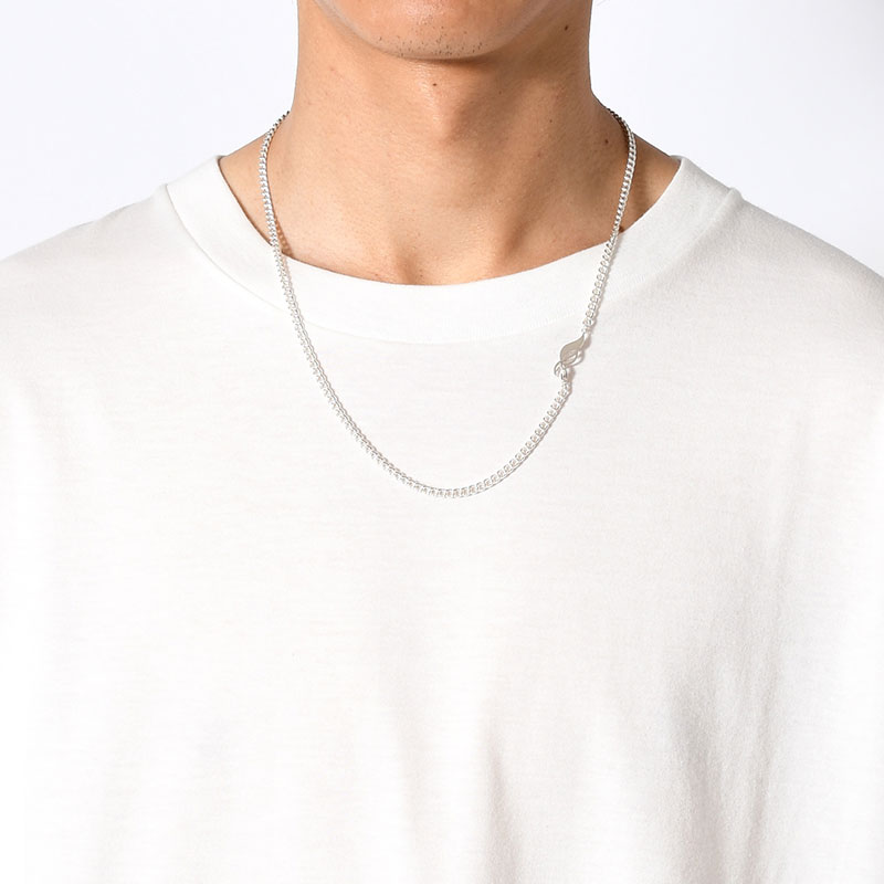 S CHAIN NECKLACE 55cm -SILVER-