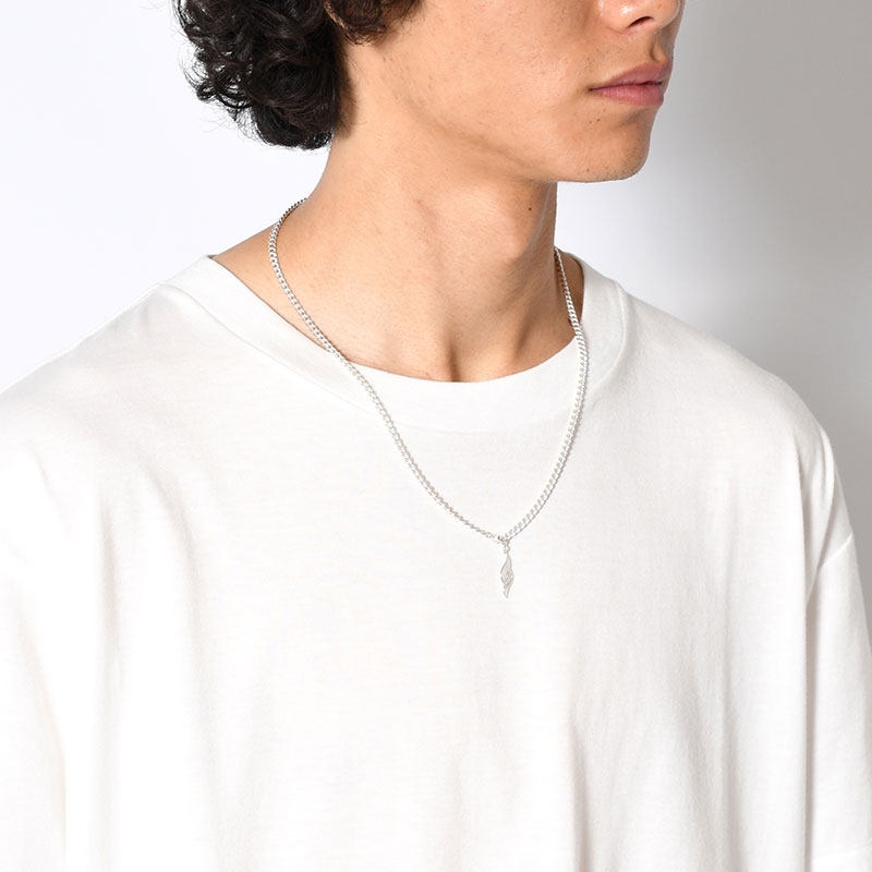 S CHAIN NECKLACE 55cm -SILVER-