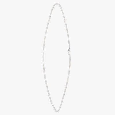 S CHAIN NECKLACE 55cm -SILVER-