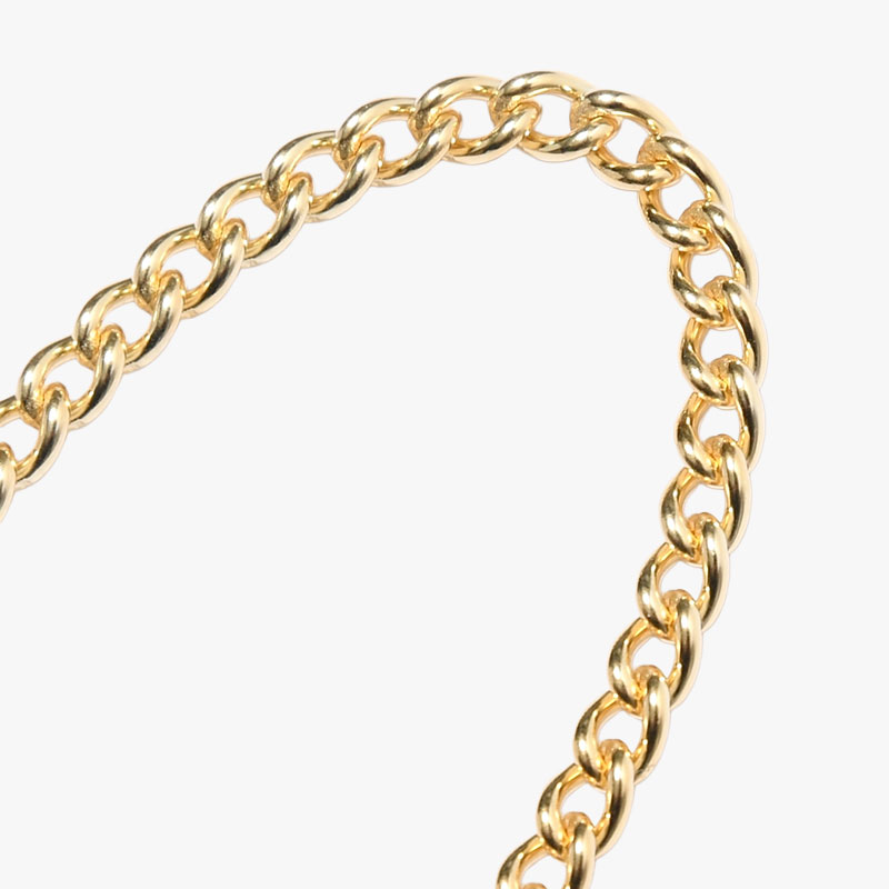 S CHAIN BRACELET 17.5cm -GOLD-