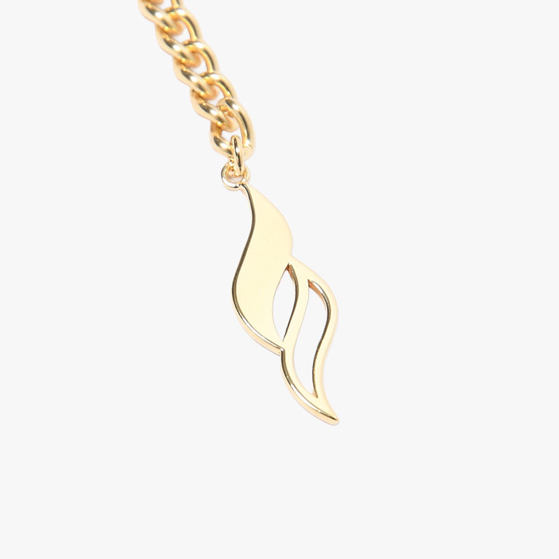 S CHAIN BRACELET 17.5cm -GOLD-