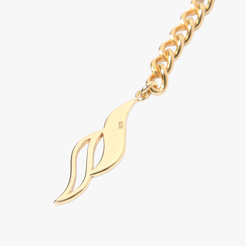 S CHAIN BRACELET 17.5cm -GOLD-