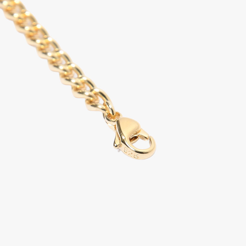 S CHAIN BRACELET 17.5cm -GOLD-