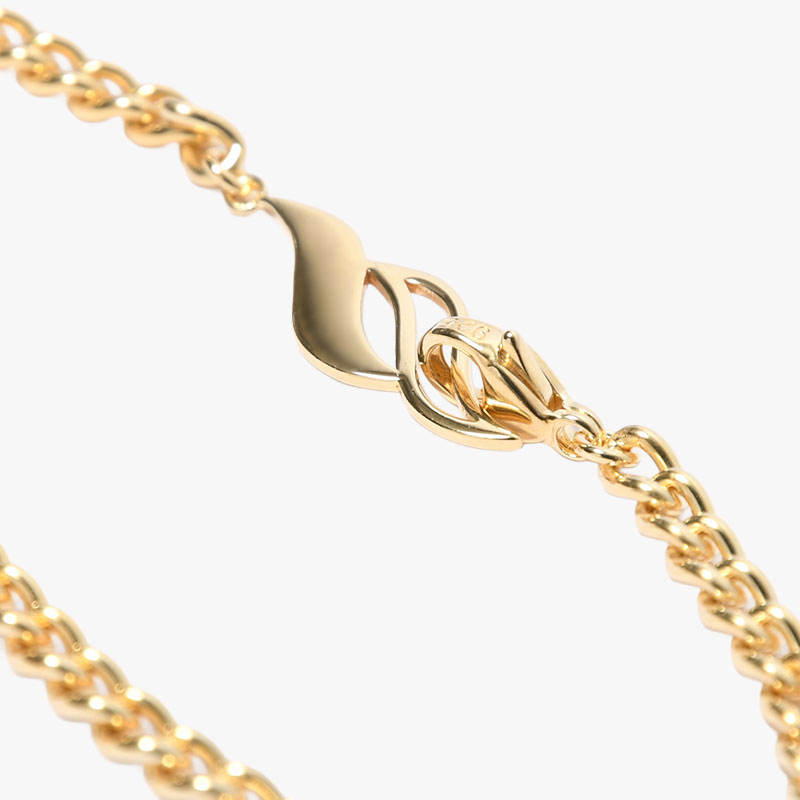 S CHAIN BRACELET 19.5cm -GOLD-