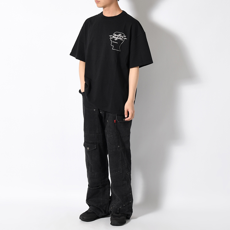 NEURO FREE ASSOCIATION T-SHIRT -WASHED BLACK-
