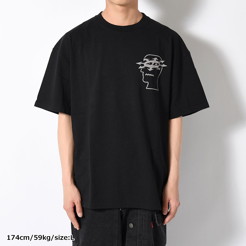 NEURO FREE ASSOCIATION T-SHIRT -WASHED BLACK-