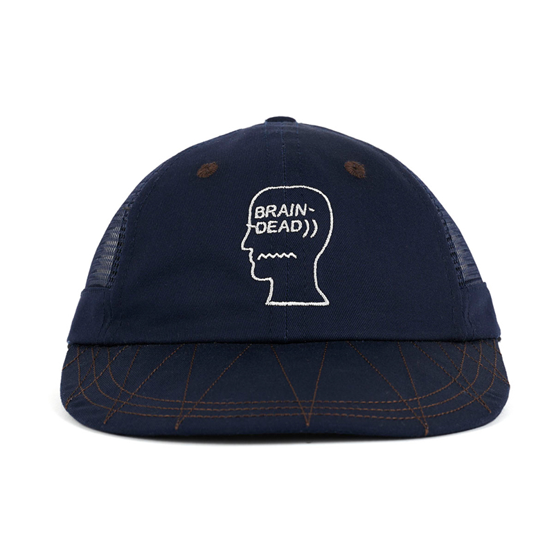 LOGOHEAD LONG BRIM CAP -NAVY-
