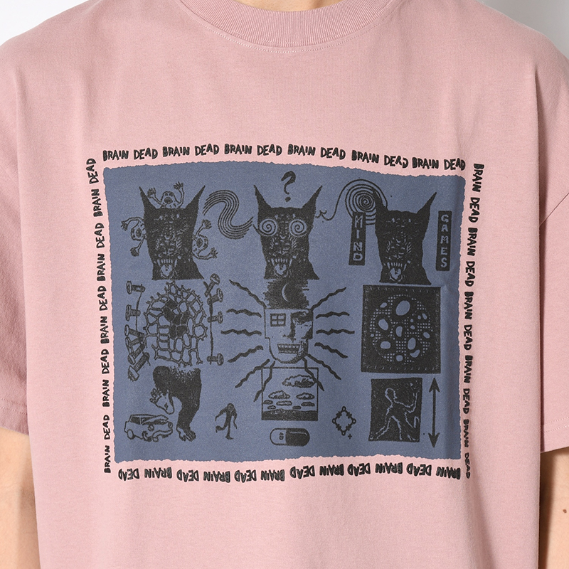 MIND GAMES T-SHIRT -MAUVE-