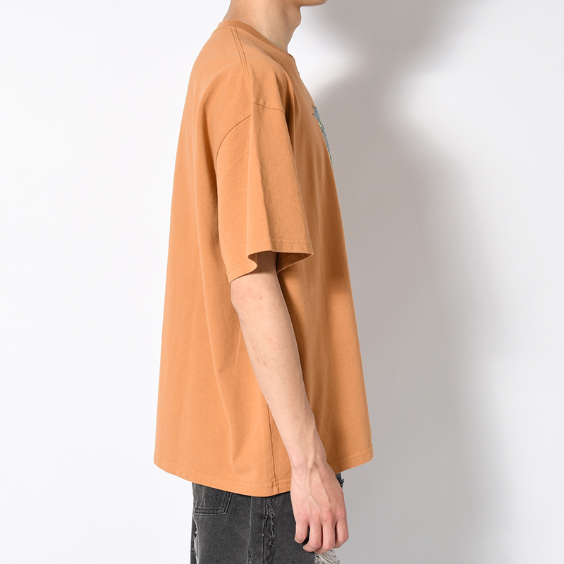 SCRAMBLED HEAD T-SHIRT -CUMIN-