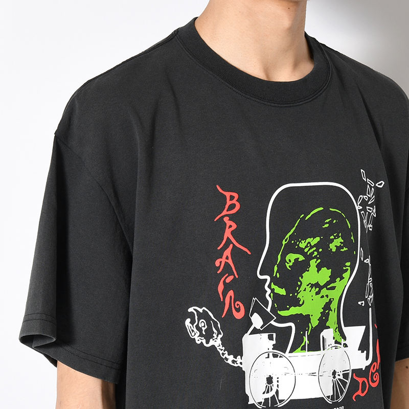 ALIENTRACKTOR T-SHIRT -BLACK-
