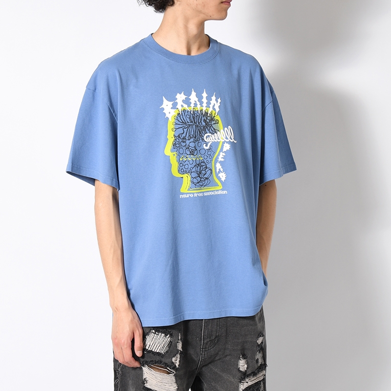 RINGING EAR T-SHIRT -BLUE-