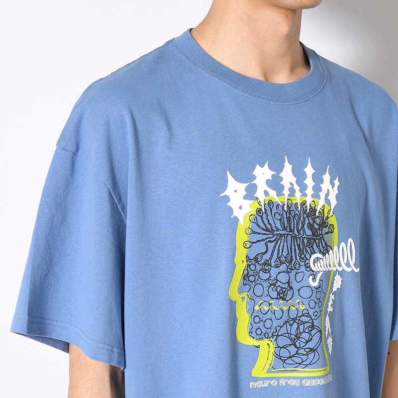 RINGING EAR T-SHIRT -BLUE-