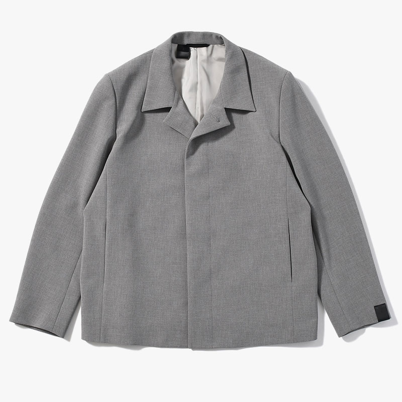 BALMACAAN SHORT COAT -GRAY-