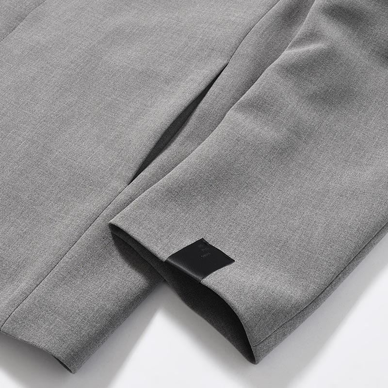 BALMACAAN SHORT COAT -GRAY-