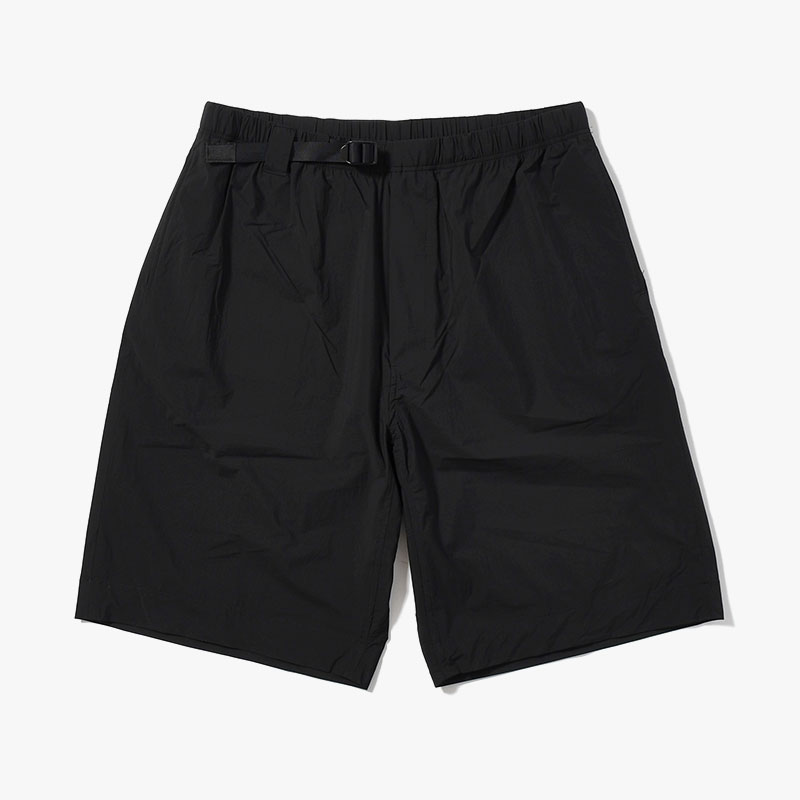 NYLON HALF PANTS -BLACK-