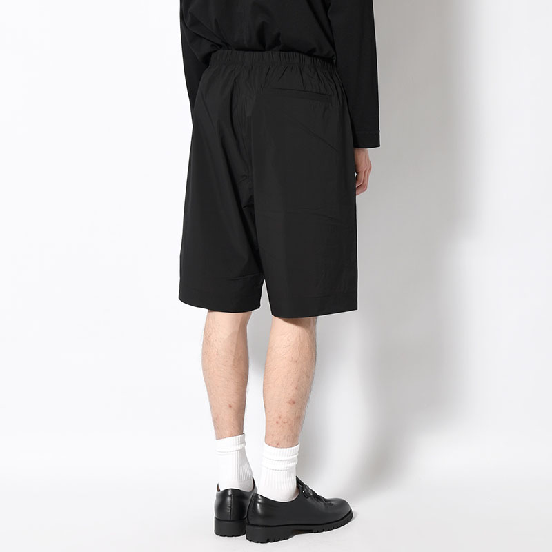 NYLON HALF PANTS -BLACK-