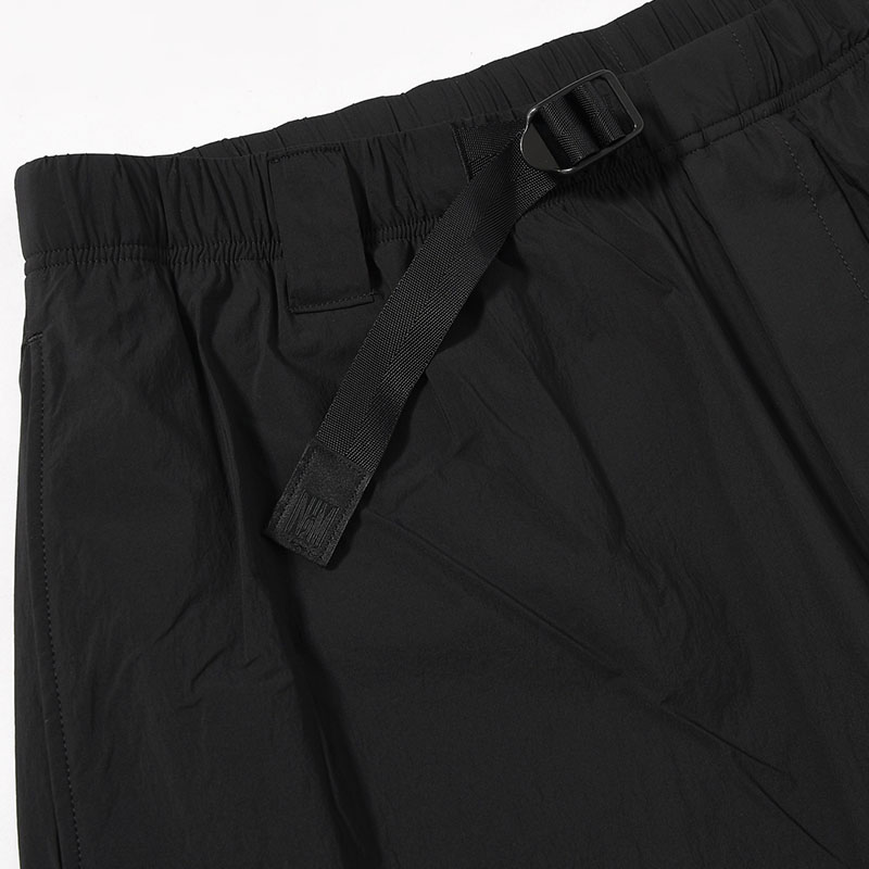 NYLON HALF PANTS -BLACK-