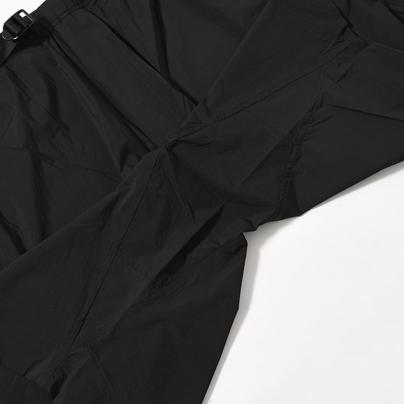 NYLON HALF PANTS -BLACK-