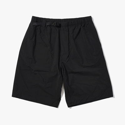 NYLON HALF PANTS -BLACK-