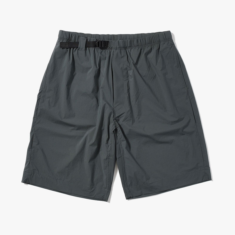 NYLON HALF PANTS -CHARCOAL-