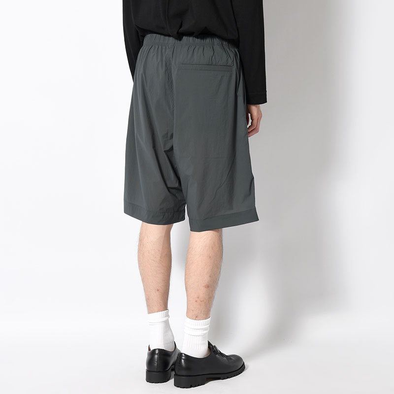 NYLON HALF PANTS -CHARCOAL-